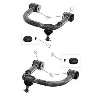 Upper control arms (set - 2 pcs.) UCA0003 | Szekla4x4